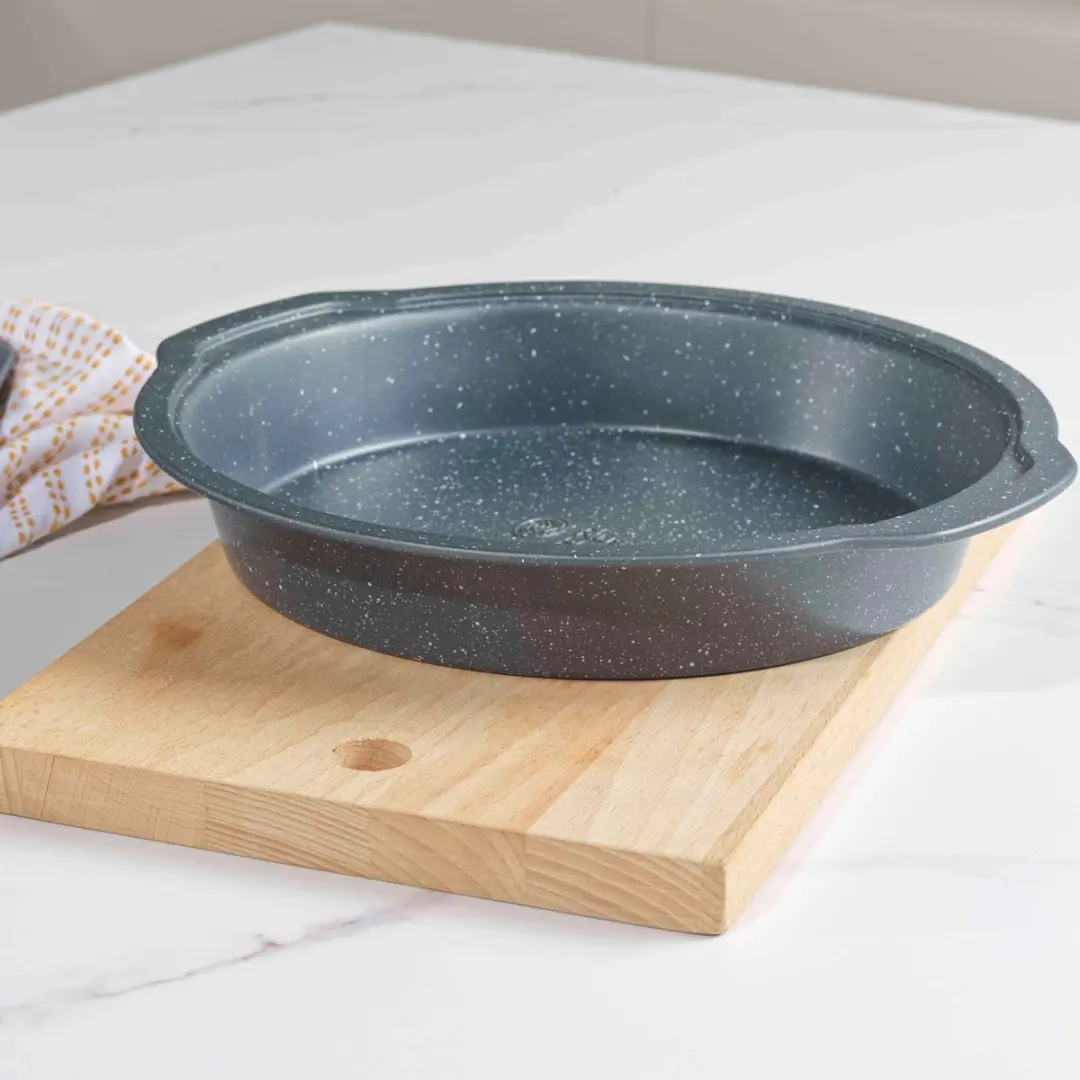 Russell Hobbs 26cm Nightfall Stone Ronde Pan - Grijs