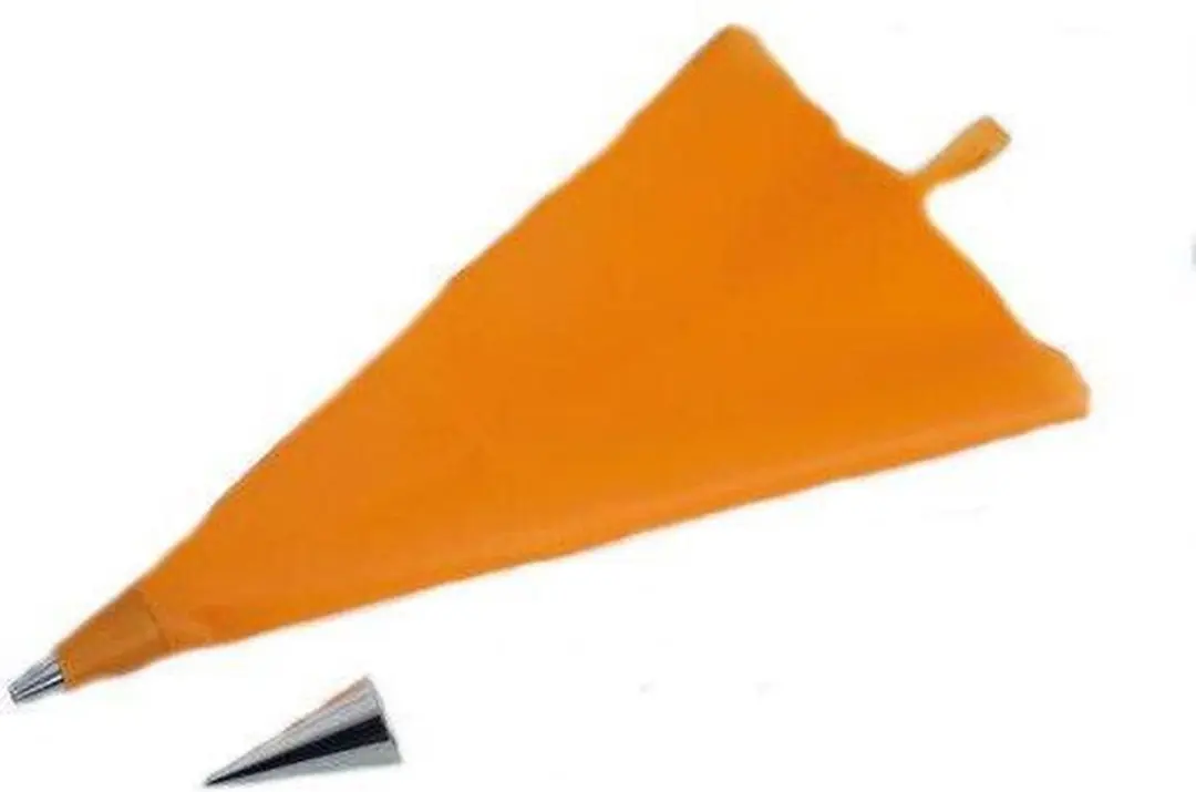 DeBuyer Silicone Spuitzak 40cm - RVS - 2 Mondjes