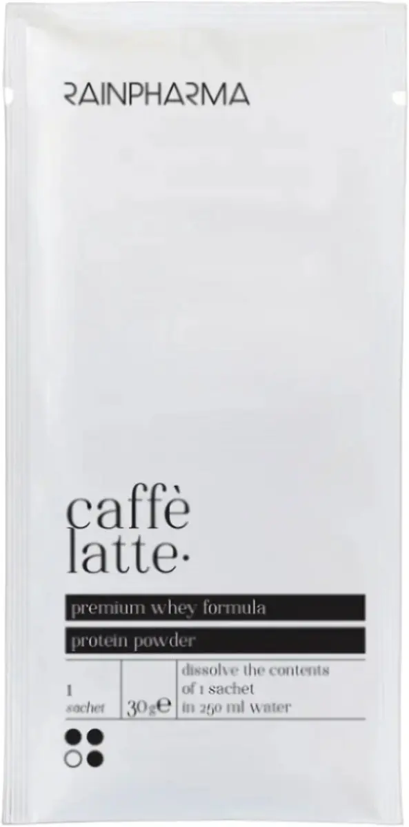RainPharma Caffe Latte Eiwitpoeder 990g - 33 Porties - 20g Eiwit