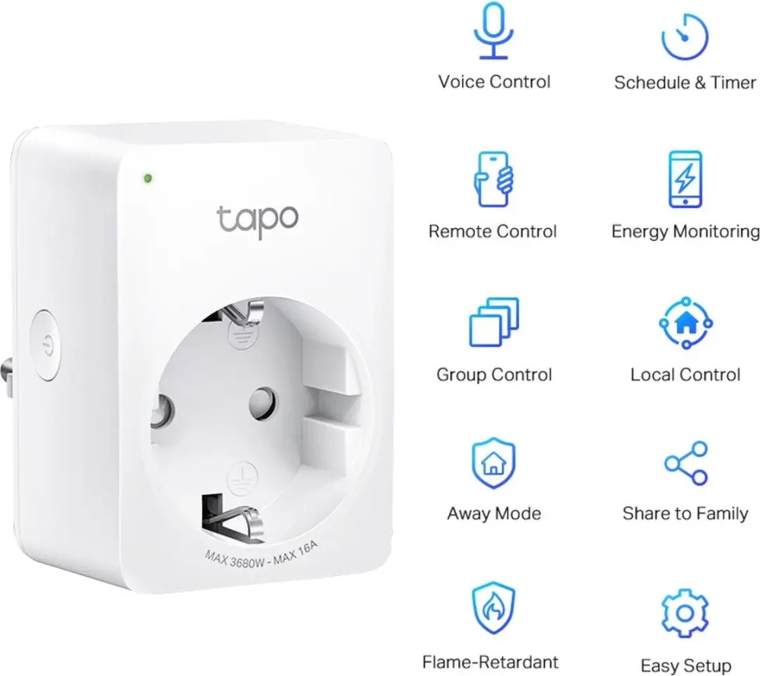 TP-Link Tapo P110 Slimme Stekker - Wit
