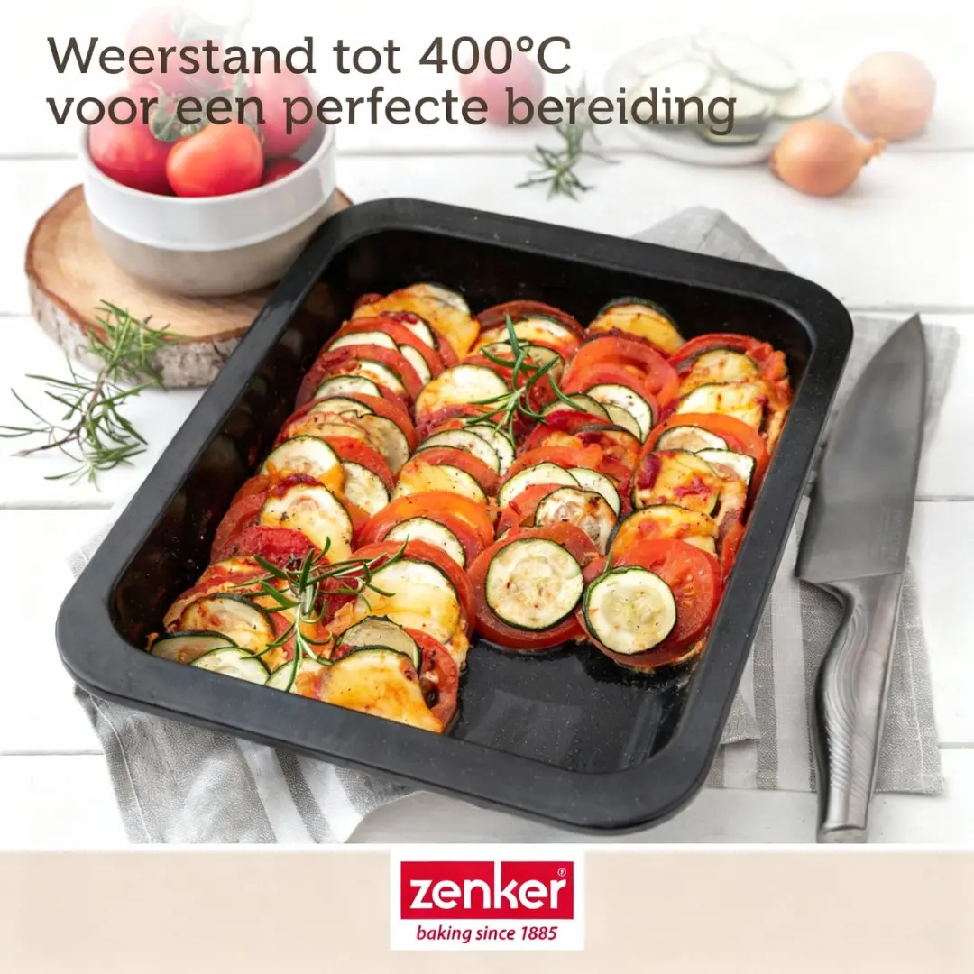 Zenker 7291 Ovenschaal Emaille