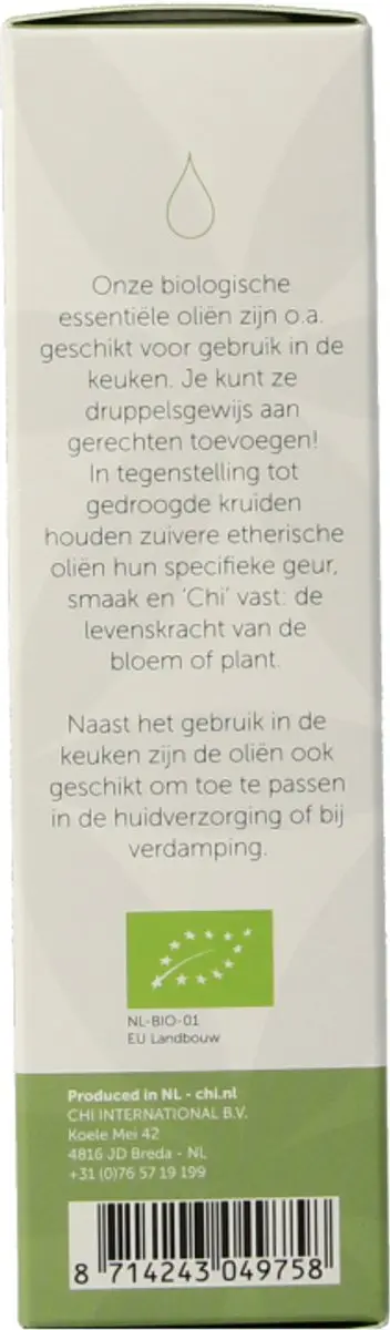 Chi Natural Life Den Eko Bio Aromadiffuserolie 10ml - 10 Stuks