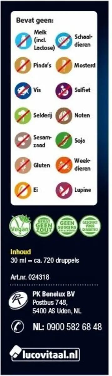 Lucovitaal CBD Olie 10% 30ml