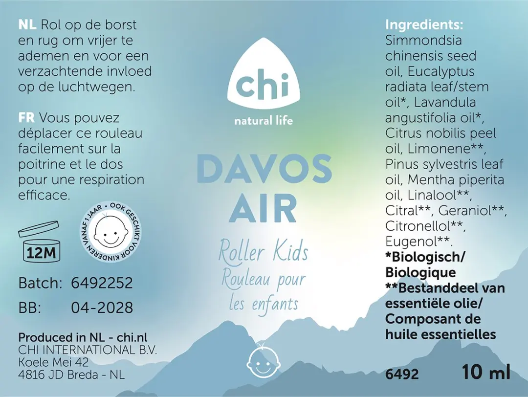 Chi Natural Life Davos Kids Roll On Etherische Olie 10ml