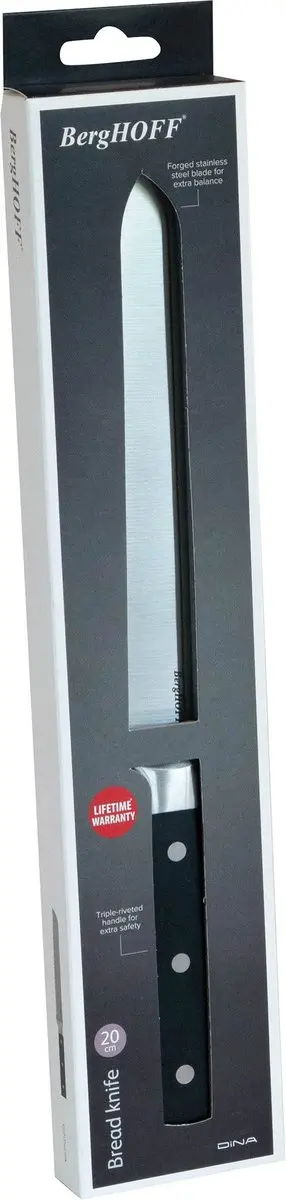 BergHOFF DiNA Broodmes Gene 20cm - Zwart