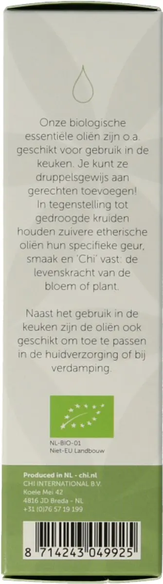 Chi Natural Life Laurier Turkije Eko Bio 10ml - afbeelding 6 van 6