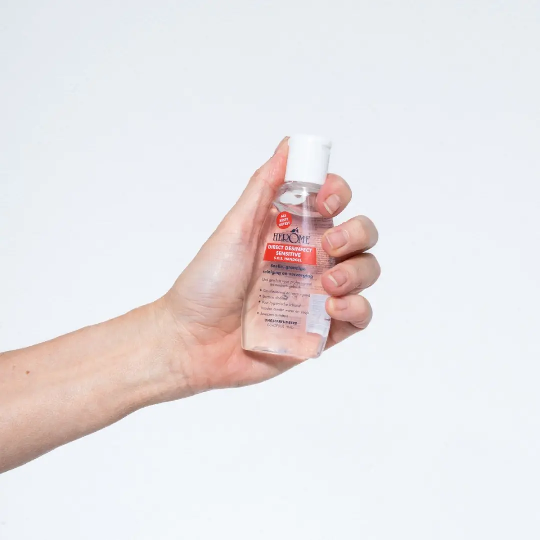 Herome Direct Desinfect Handgel Sensitive 75ml - 6 Stuks