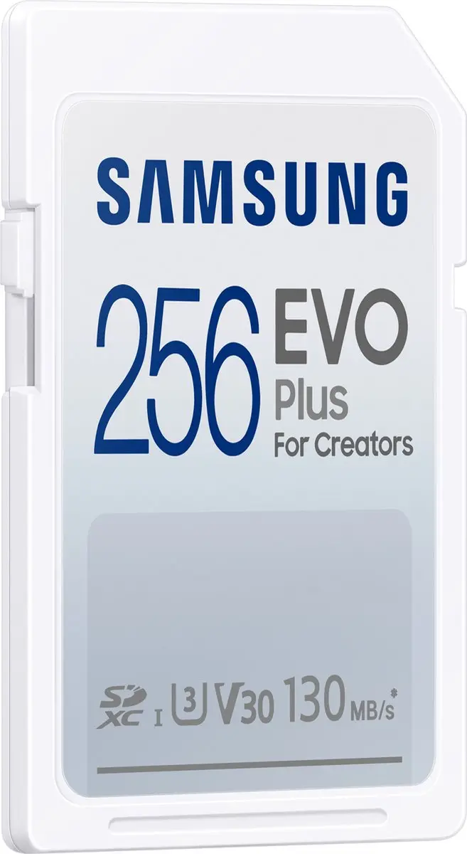 Samsung EVO Plus SD Kaart 256GB - 130MB/s