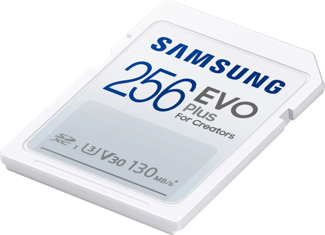 Samsung EVO Plus SD Kaart 256GB - 130MB/s
