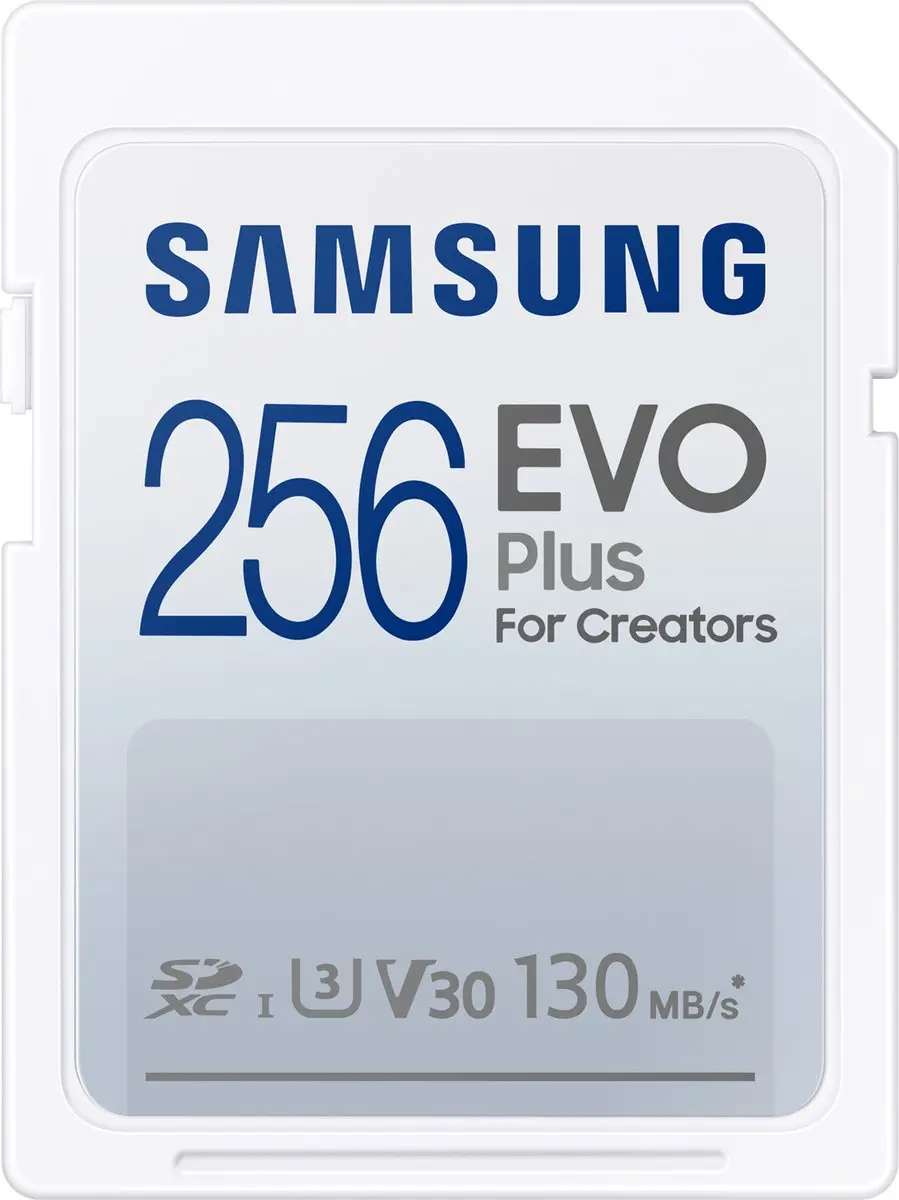 Samsung EVO Plus SD Kaart 256GB