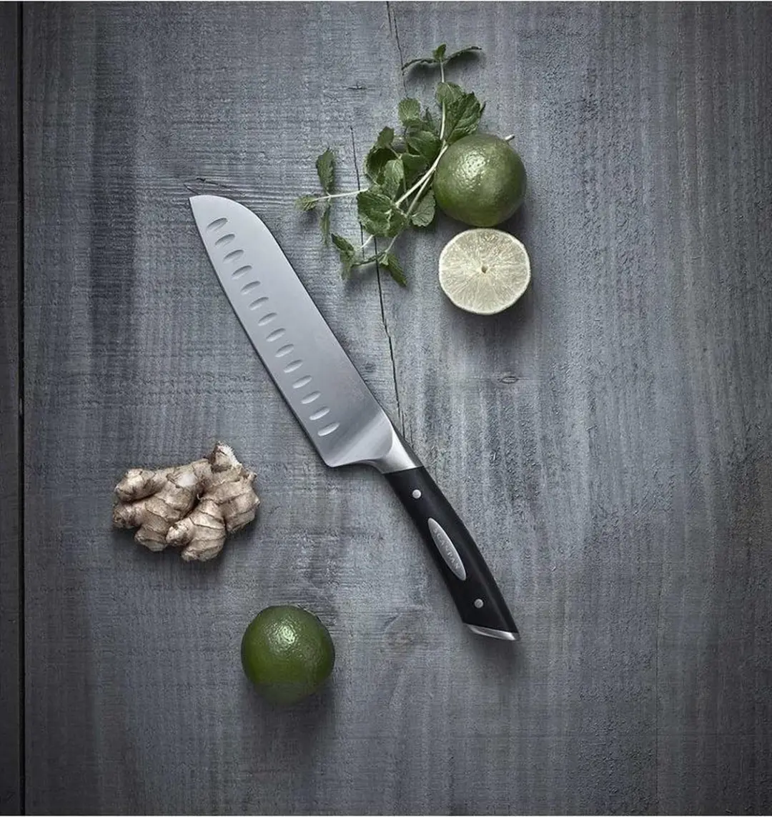 Scanpan Classic Santokumes 12,5cm - Zwart/Staal