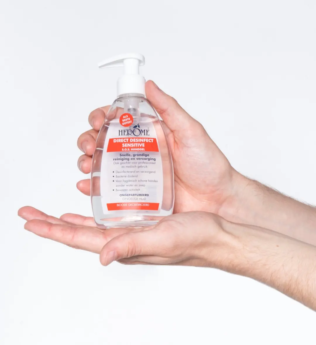 Herome Direct Desinfect Handgel Sensitive 3x200ml - 80% Alcohol