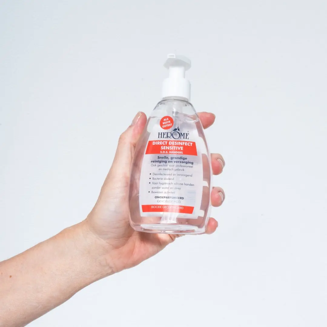 Herome Direct Desinfect Handgel Sensitive 3x200ml - 80% Alcohol