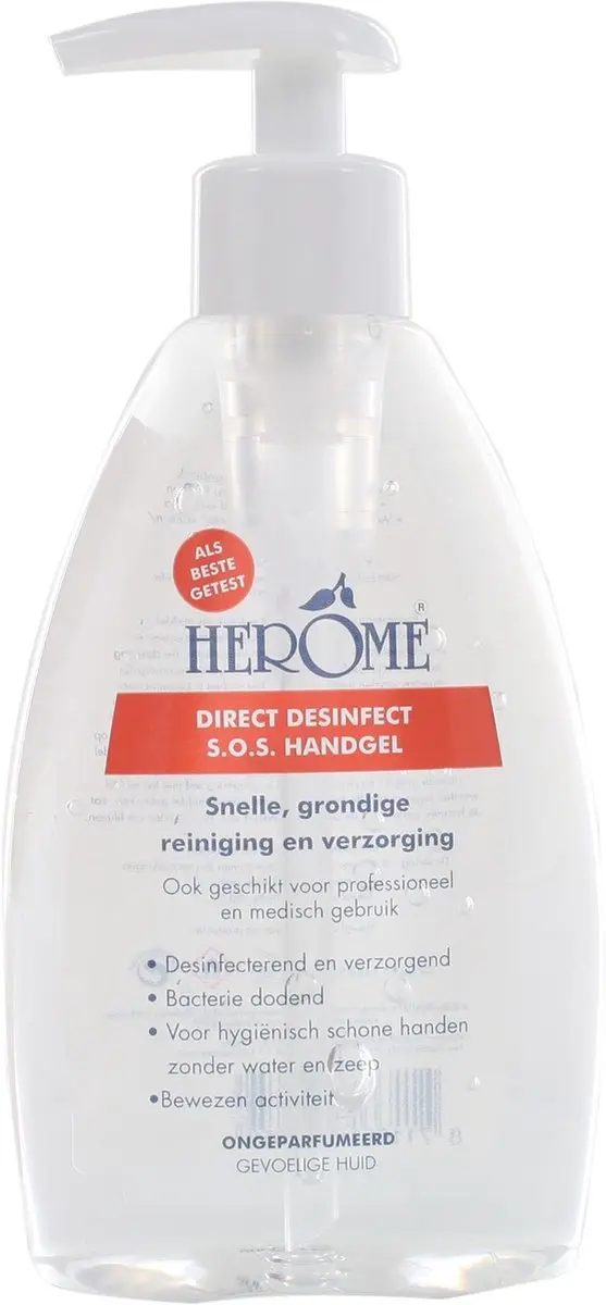 Herome Direct Desinfect Handgel Sensitive 3x200ml - 80% Alcohol