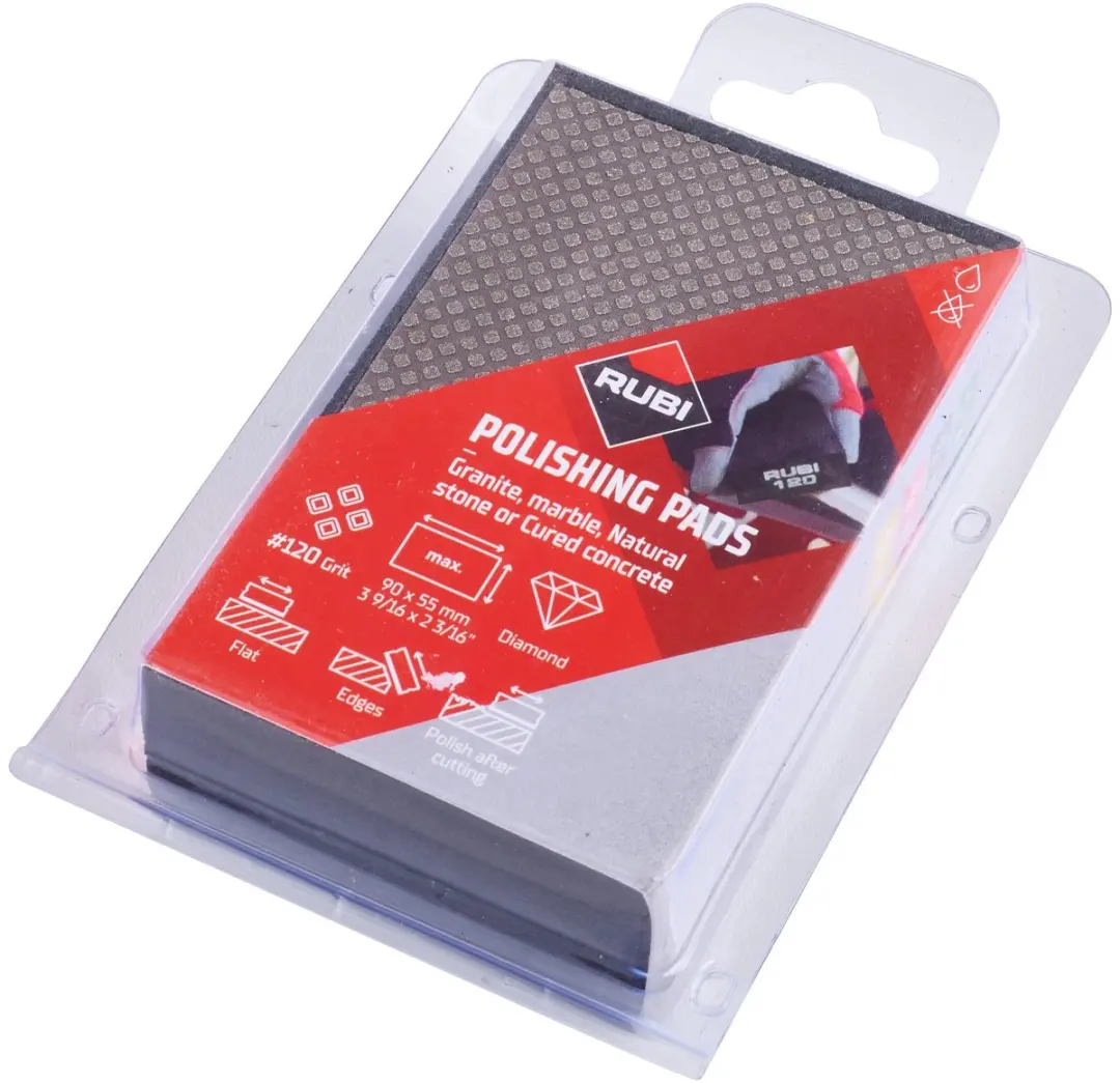 Rubi Diamant Schuurblok 120 - Grijs/Zwart