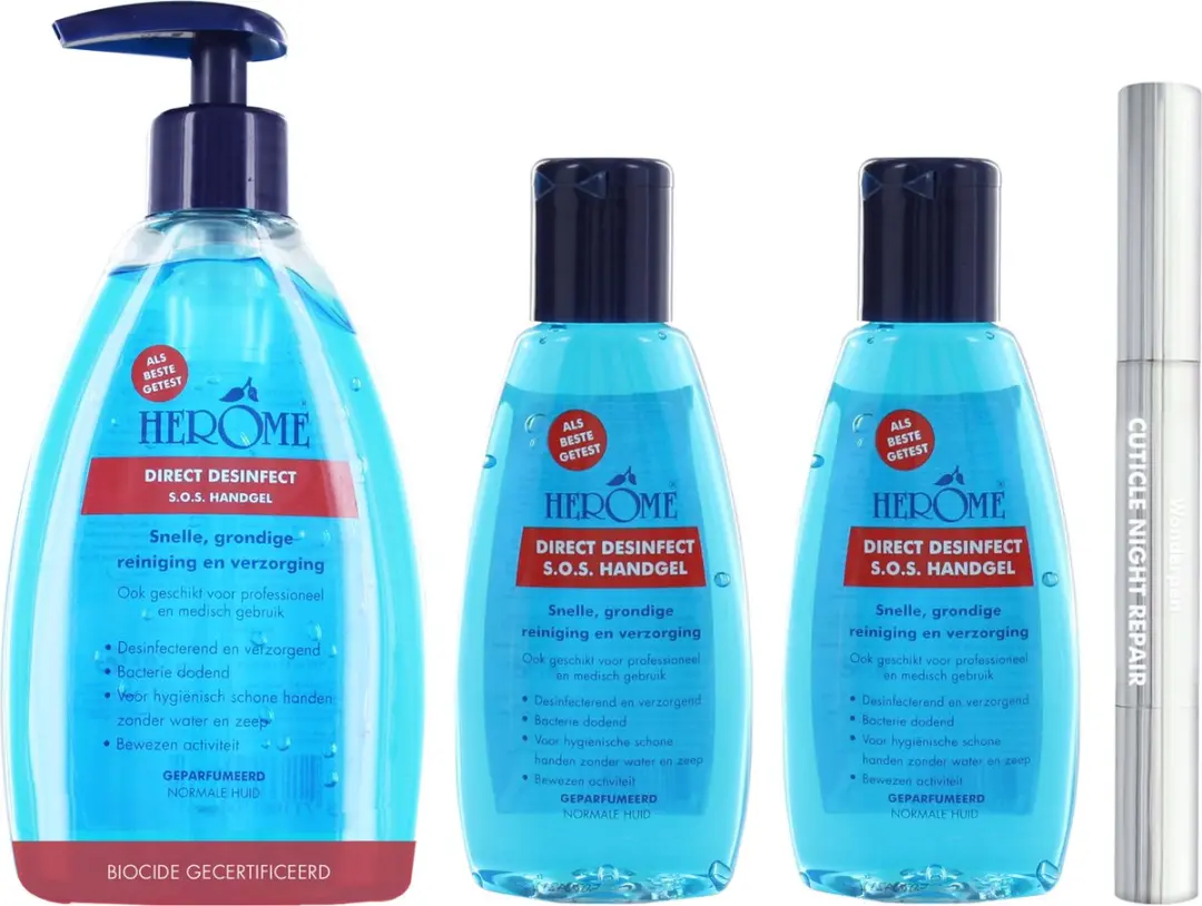 Herome Combi-Pack Direct Desinfect Handgel