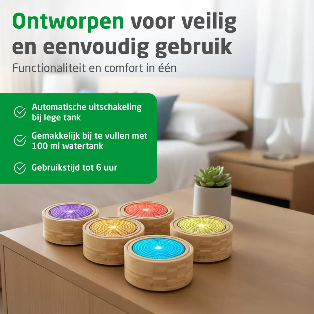 Medisana AD 625 Aroma Vernevelaar - Bamboe