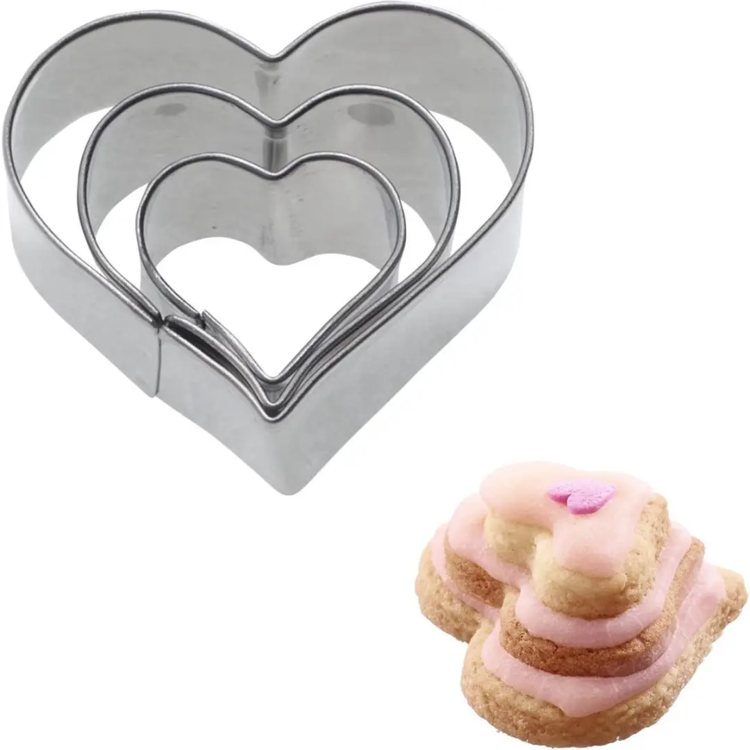 Westmark Terras Koekjesvormpjes Hart 3-delig