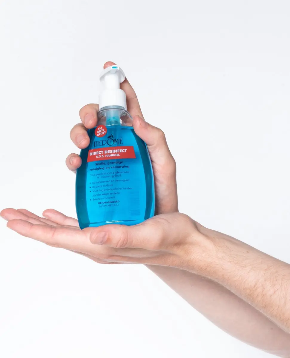 Herome Direct Desinfect Handgel 3x200ml - 80% Alcohol
