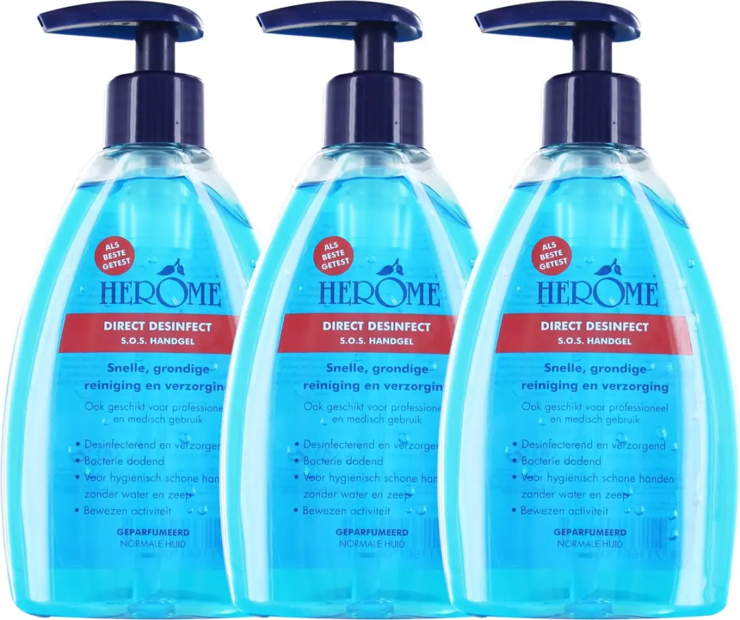 Herome Direct Desinfect Handgel 3x200ml