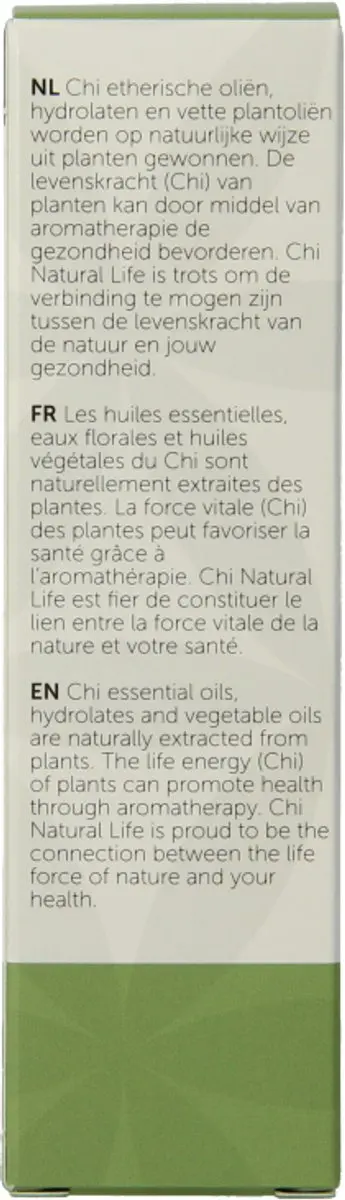 Chi Natural Life Bergamot Bio Etherische Olie 10ml - afbeelding 6 van 6