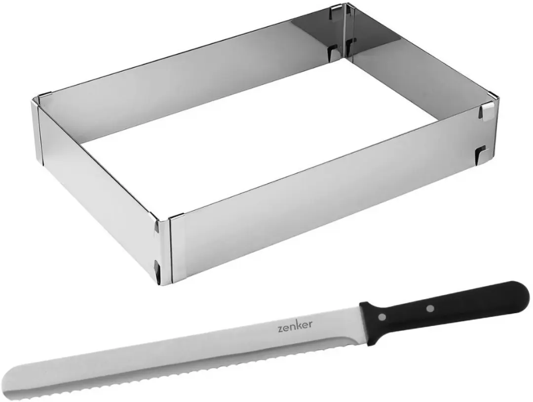 Zenker Smart Pastry Taartvorm 30cm & Banketmes