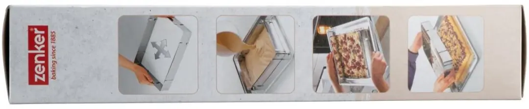 Zenker Smart Pastry Taartvorm 30cm & Banketmes - Roestvrij staal
