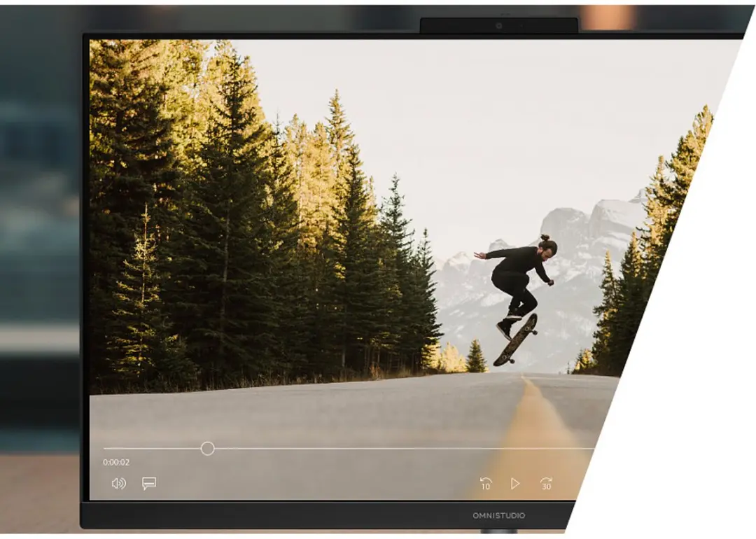 HP OmniStudio AiO 24-cu0050nd PC - 60,5 cm Zwart