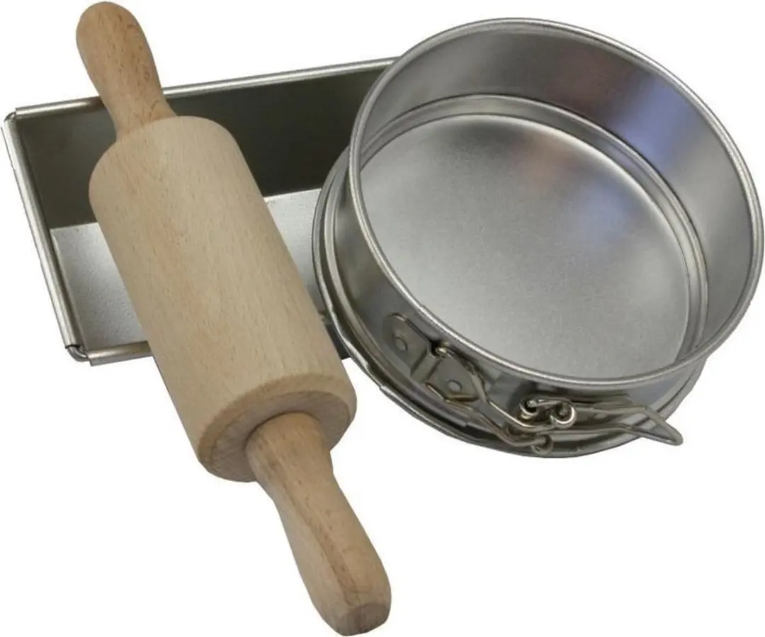 Patisse Kinder Bakset 3-delig - Zilver