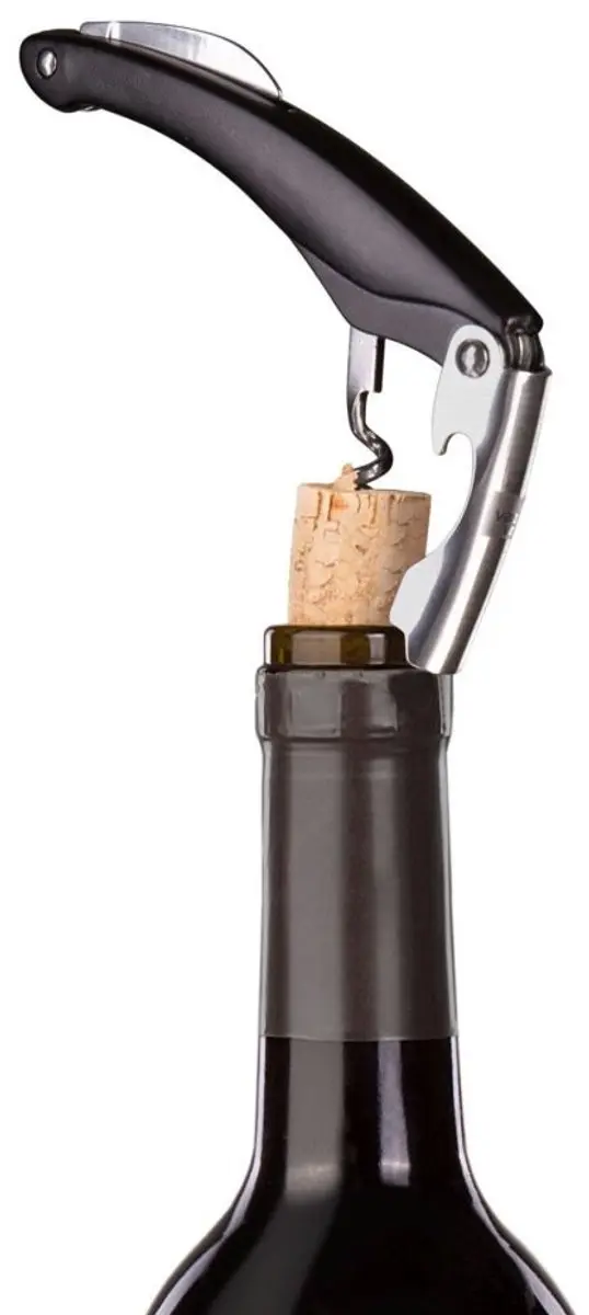VacuVin Sommelier Kurkentrekker - Zwart