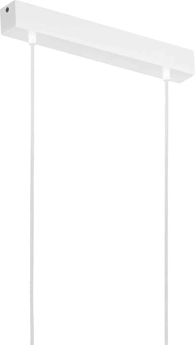 Eglo Townshend Hanglamp E27 - 6 Lichtpunten - 100cm - Wit/Bruin