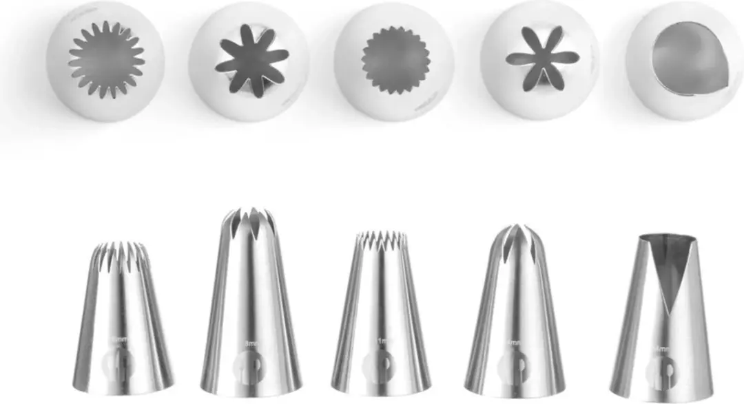 HENDI Decoratie Spuitmondjes Set 5 Stuks