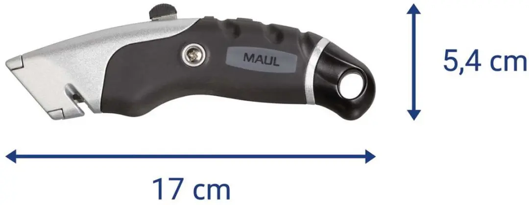 MAUL MAULexpert Veiligheidsmes 17cm - 18mm - Zwart