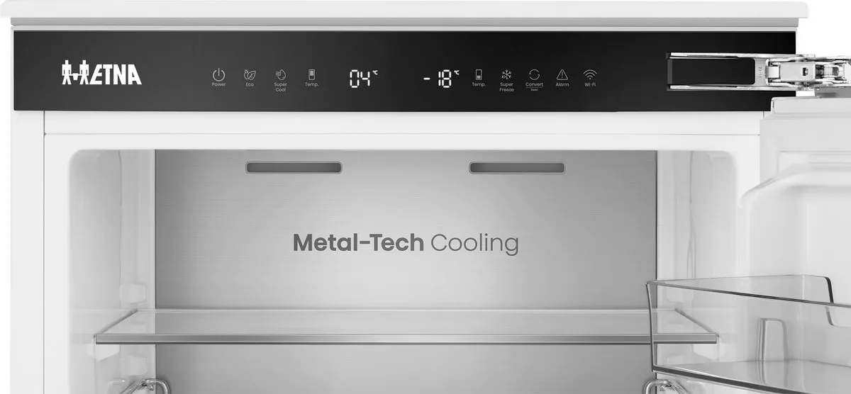 Etna KCD8194ENF Koel-Vriescombinatie 284L - 35 dB - Energielabel E