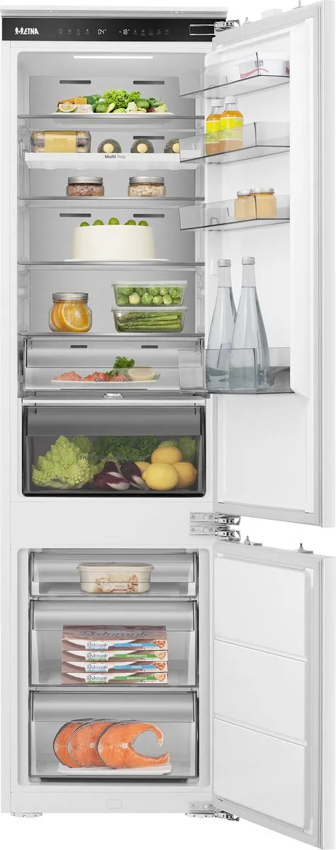 Etna KCD8194ENF Koel-Vriescombinatie 284L - 35 dB - Energielabel E