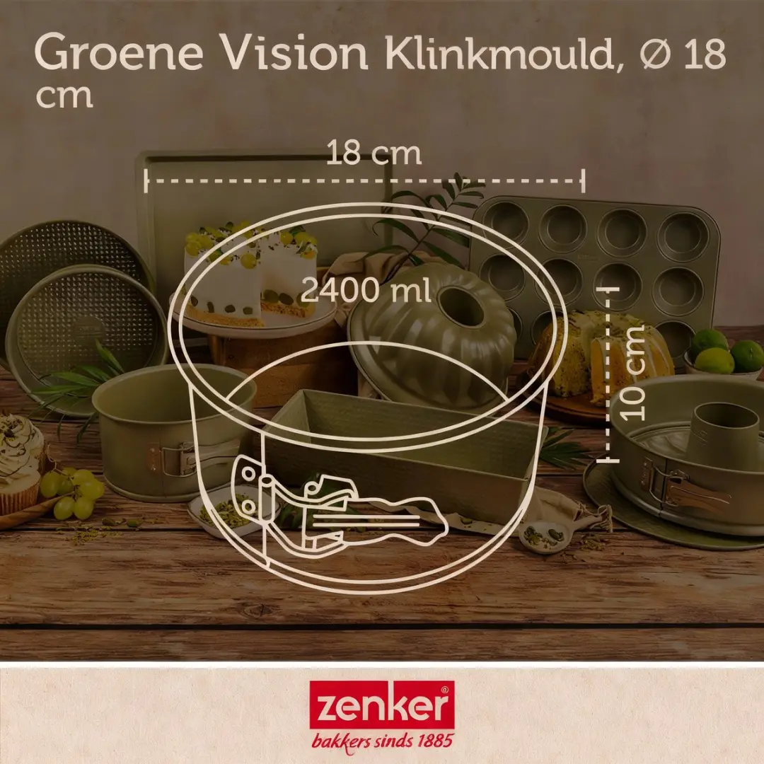 Zenker Bakkersset met Panettonevorm 18cm - Groente
