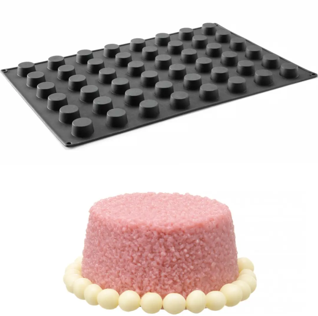 HENDI Siliconen Mini Muffinvorm 570x375mm - Antraciet - afbeelding 6 van 6
