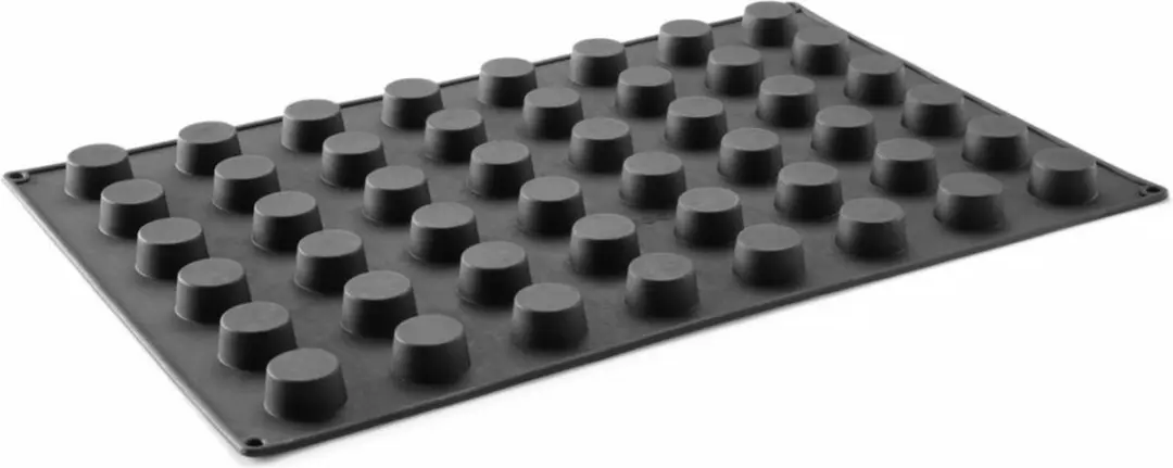HENDI Siliconen Mini Muffinvorm 570x375mm - Antraciet