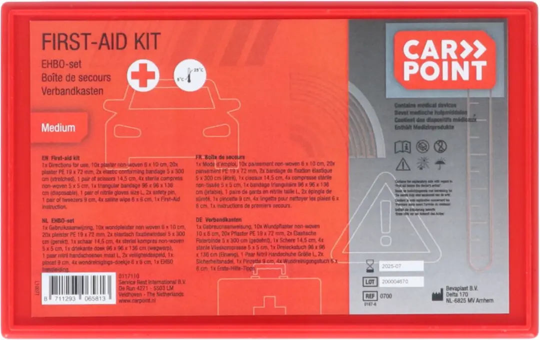 Carpoint EHBO Koffer Medium - 37 Stuks