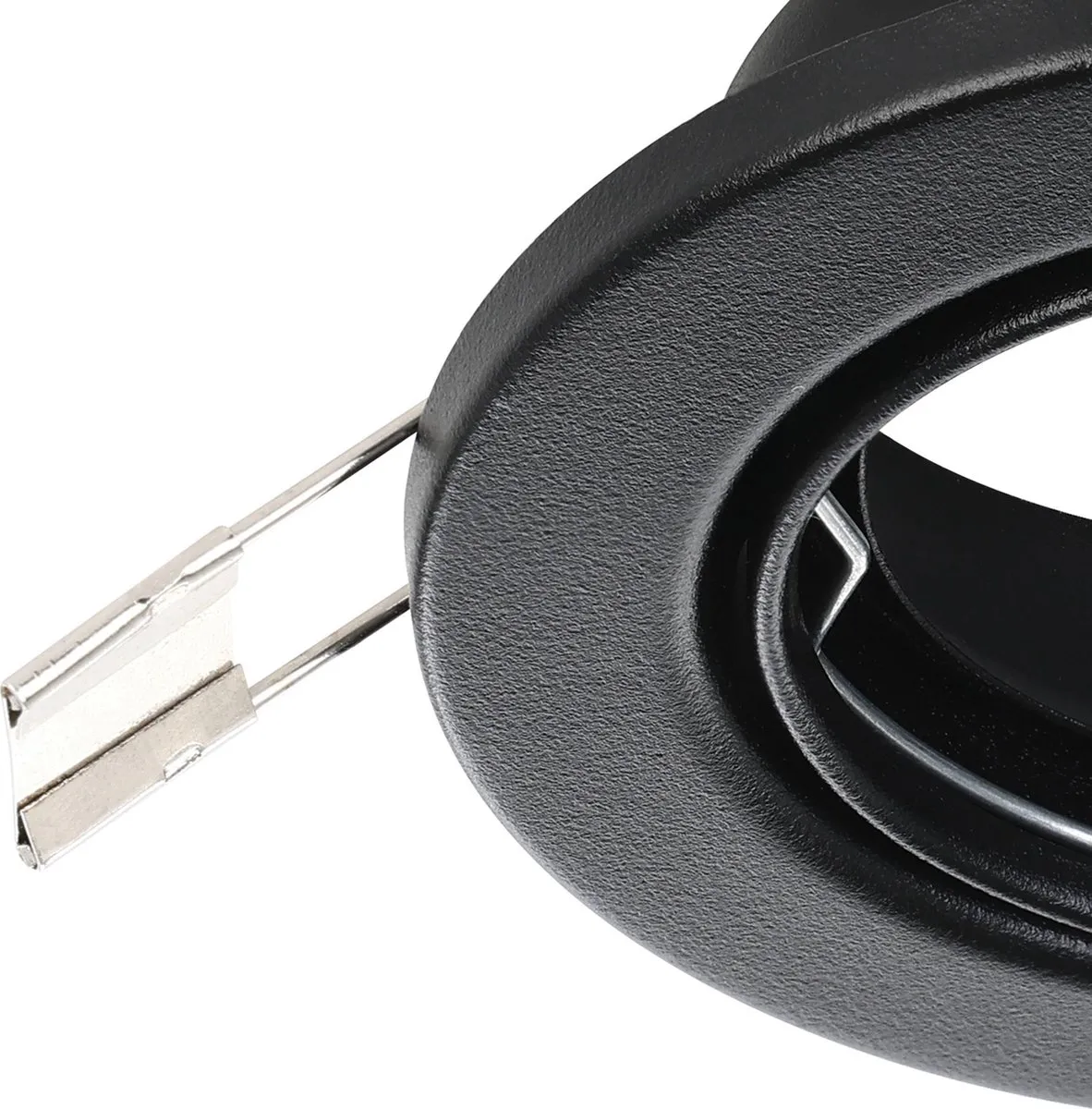 Eglo Agulo 1 Inbouwspot GU10 - Ø8,5cm - Zwart - 3 Stuks