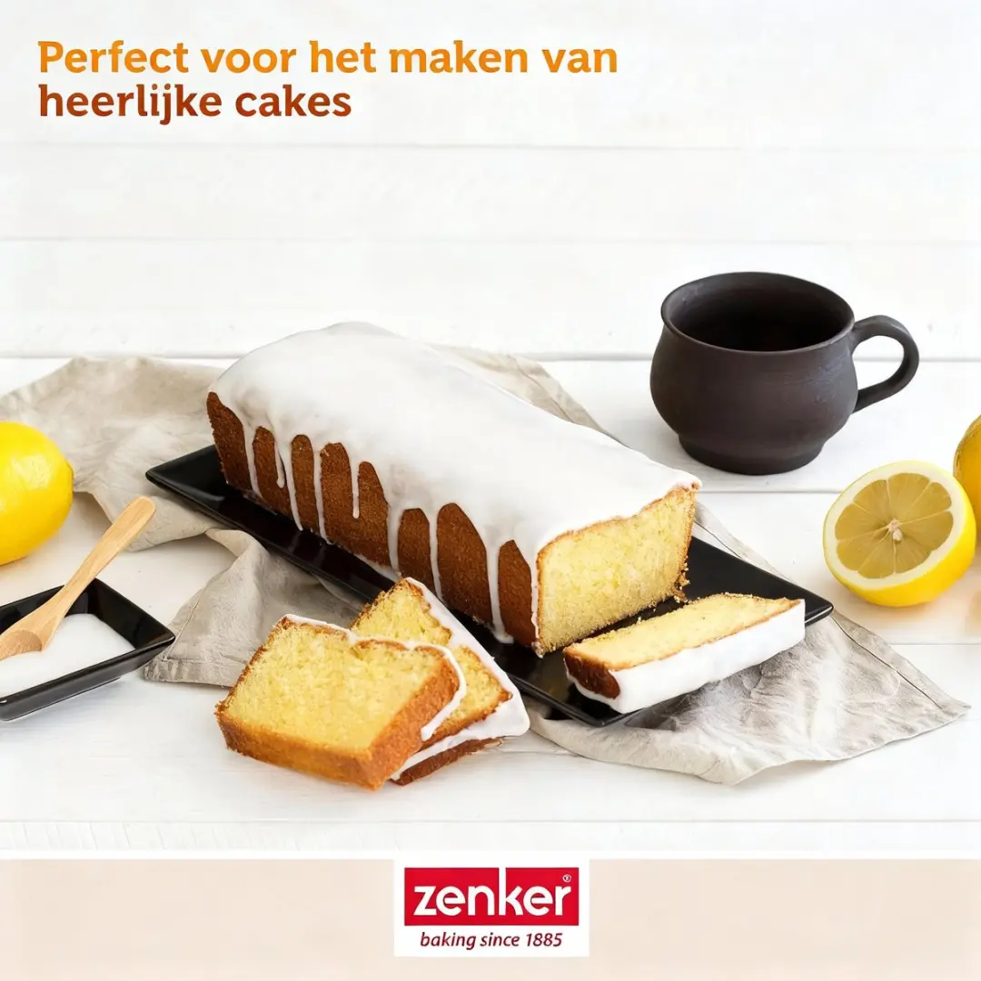 Zenker Uitschuifbare Cakevorm 20-35cm - Zwart