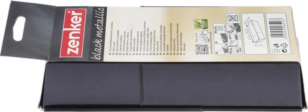 Zenker Uitschuifbare Cakevorm 20-35cm - Zwart