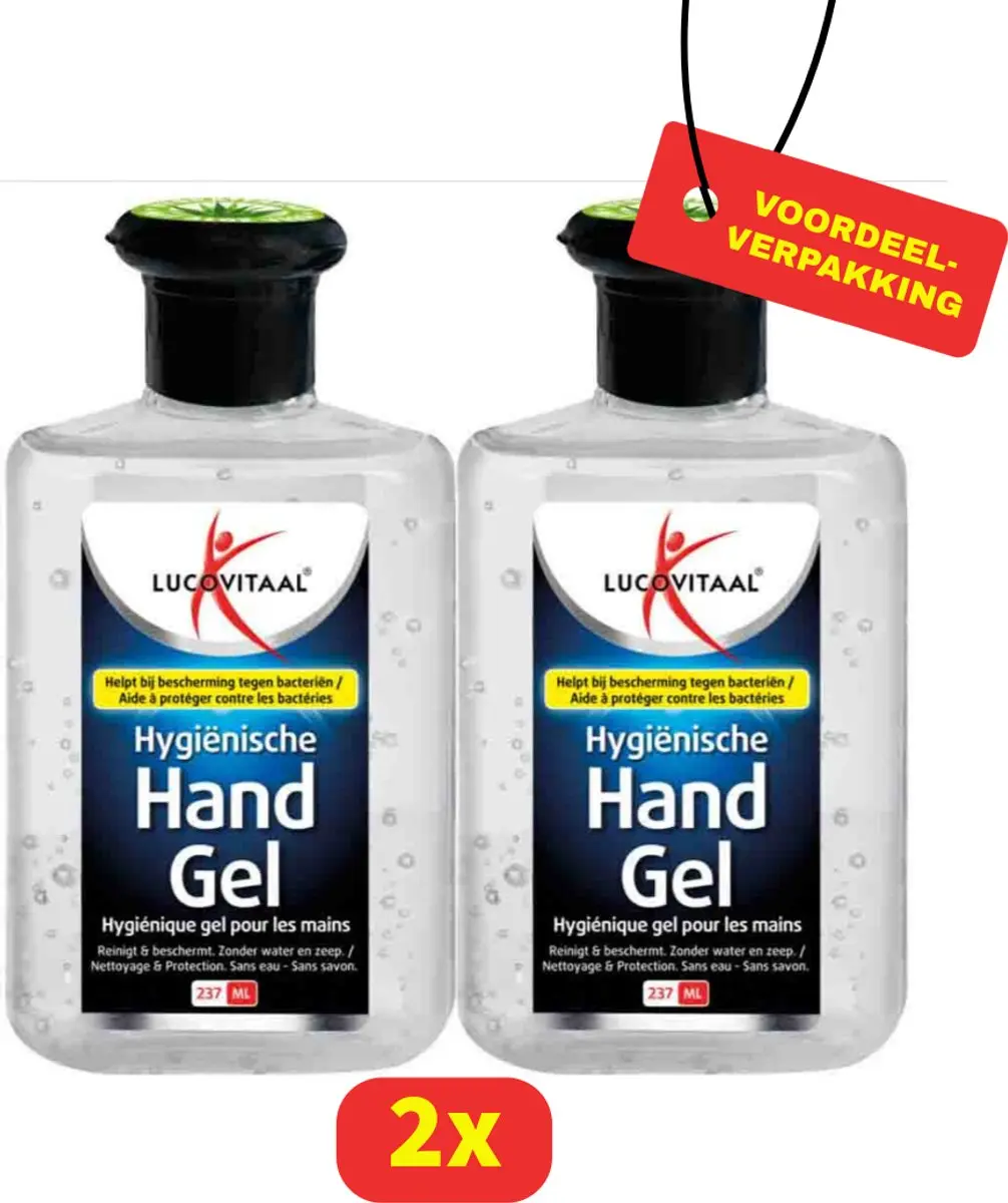 Lucovitaal Hygiënische Handgel 2x237ml