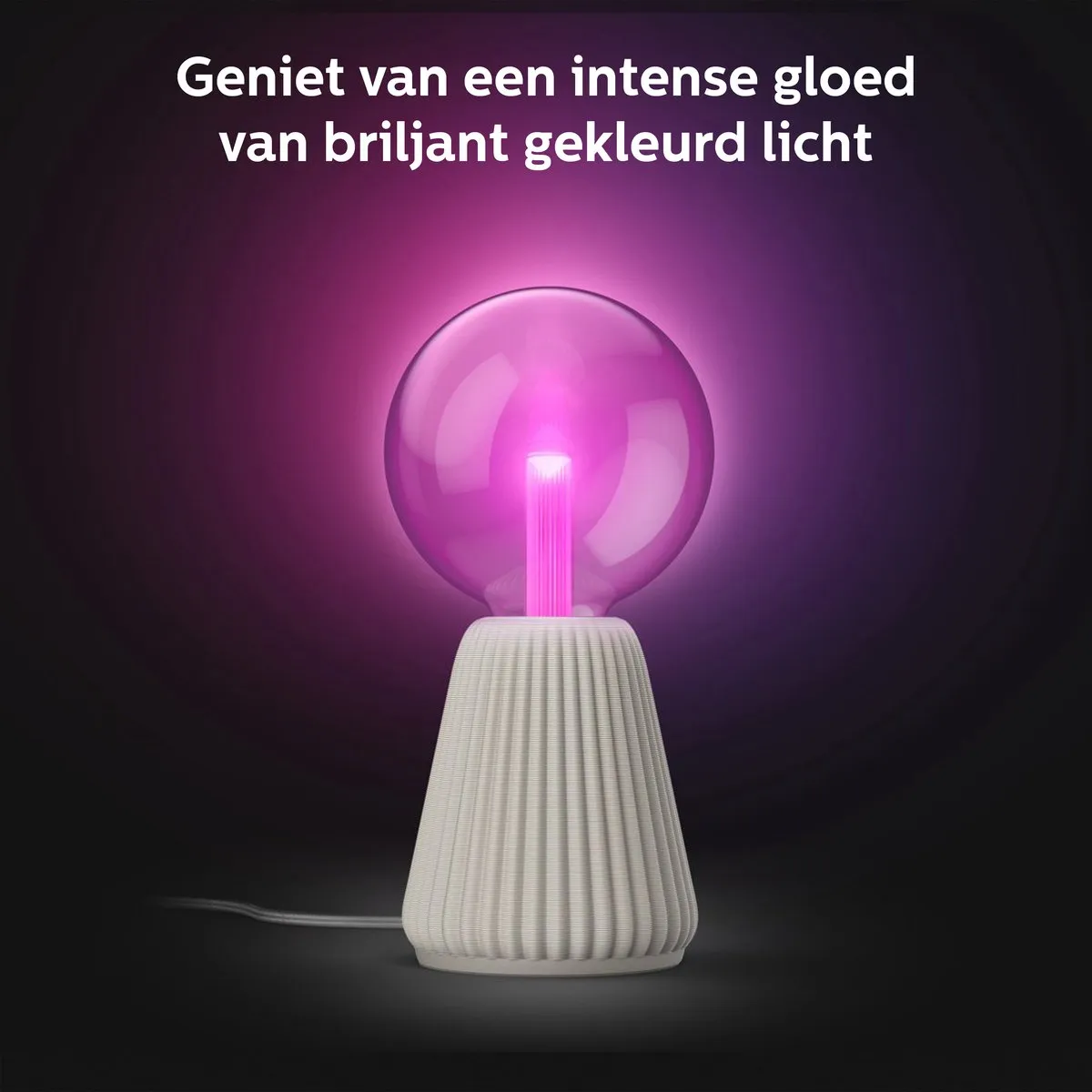 Philips Hue Lightguide Tafellamp Zandkleur - E27 RGBW 6.8W