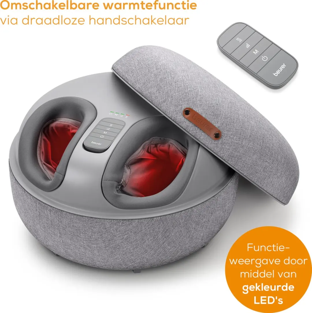 Beurer FM 120 Shiatsu Voetmassageapparaat - 48W - Grijs