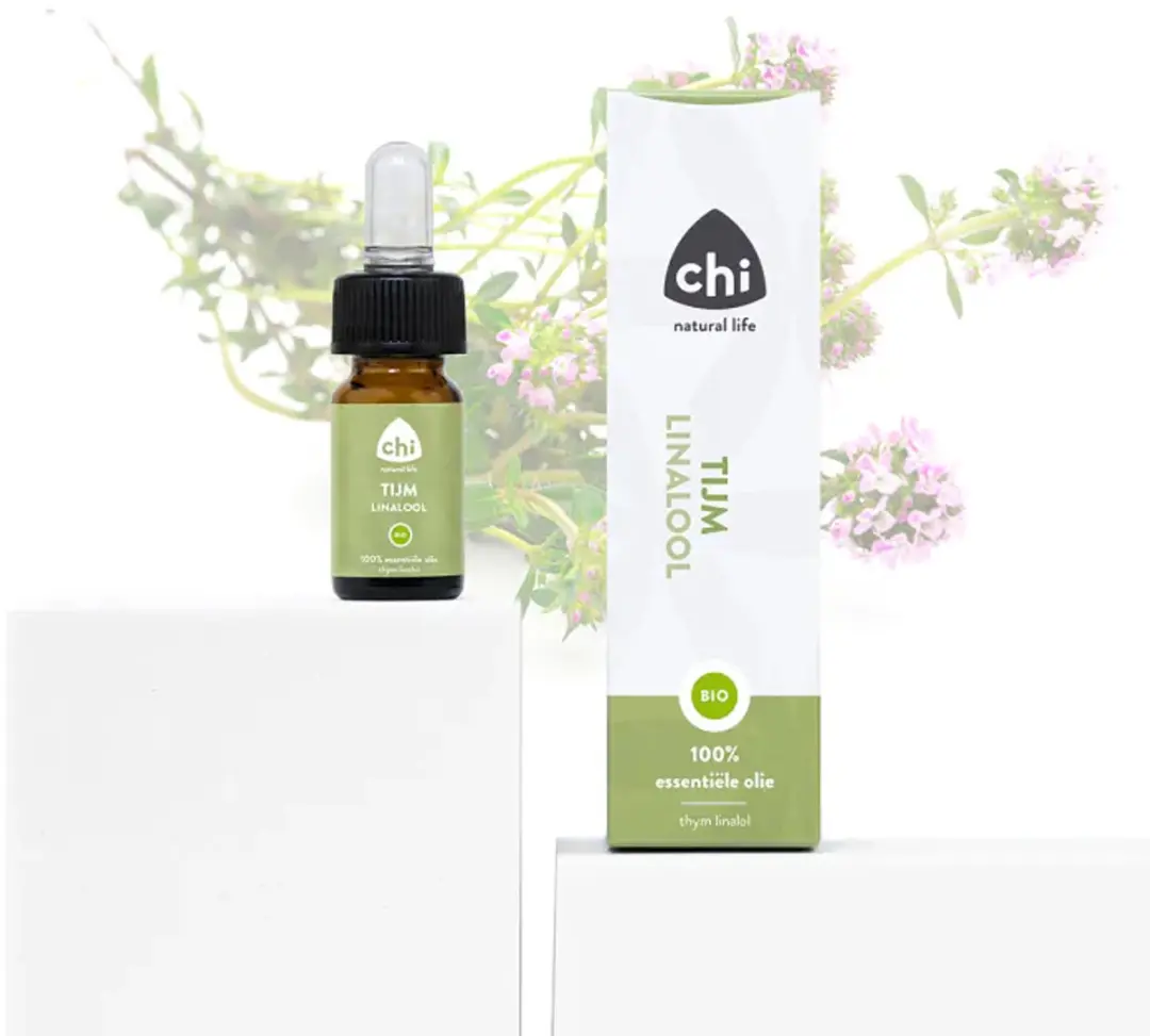 Chi Natural Life Tijm Linalool Bio Etherische Olie 2.5ml