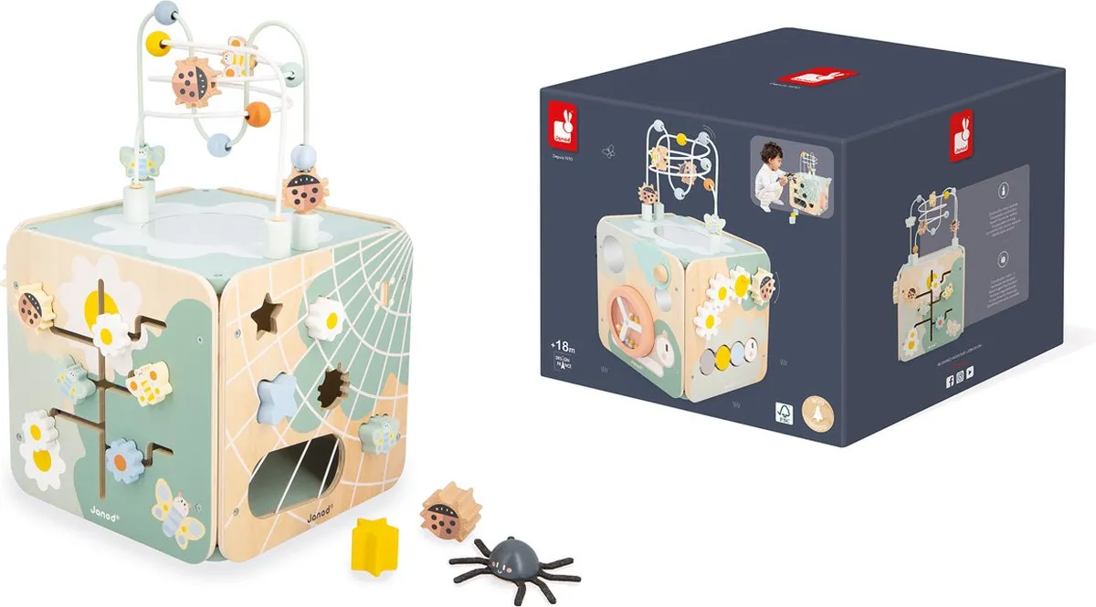 Janod Sweet Cocoon Activiteitenkubus Maxi 4060