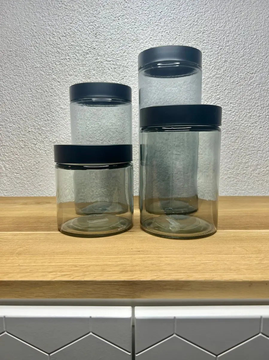 Kela Bera Voorraadpot 1,2L - Glas Grijs - afbeelding 4 van 6