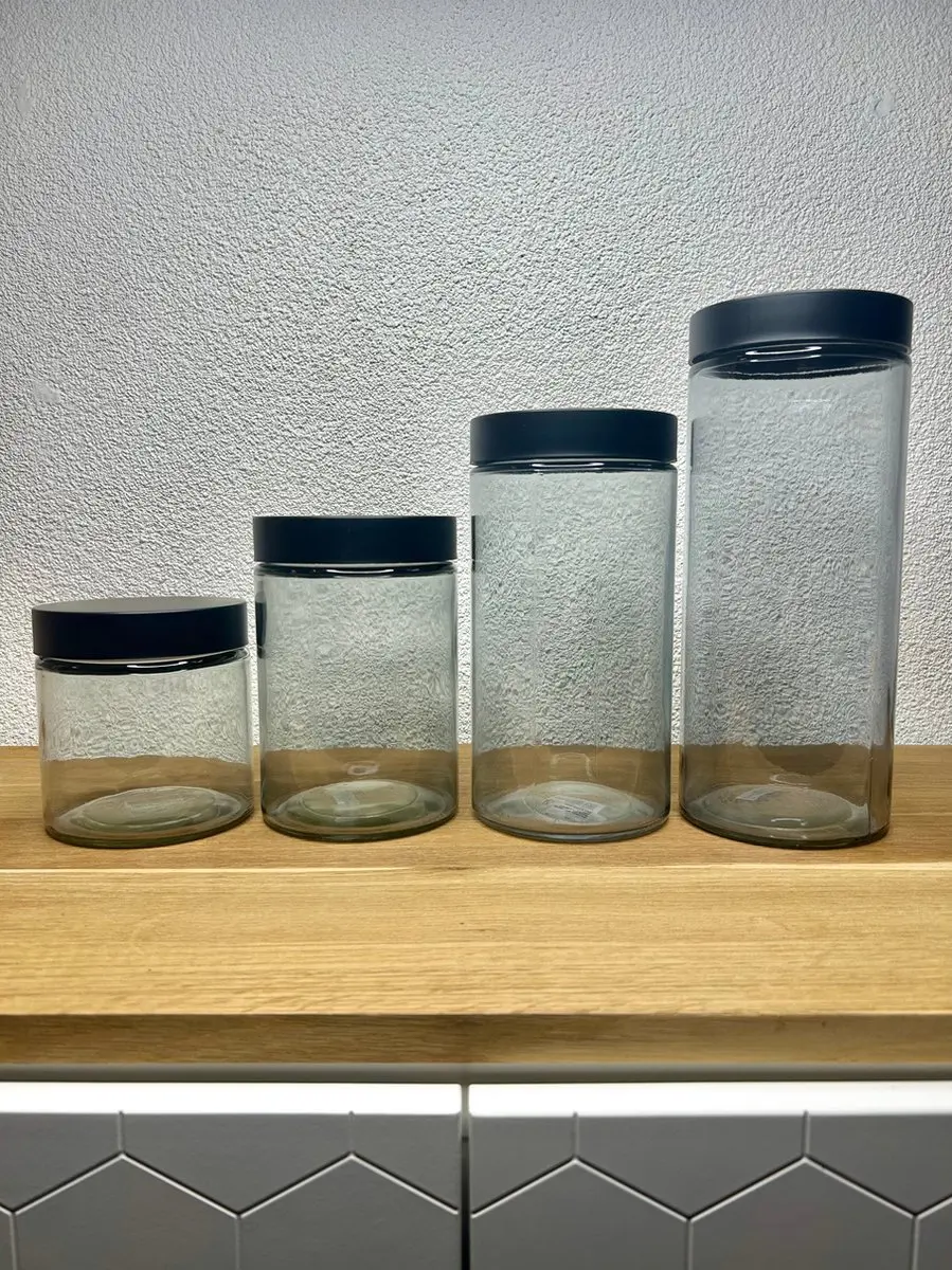Kela Bera Voorraadpot 1,2L - Glas Grijs - afbeelding 5 van 6