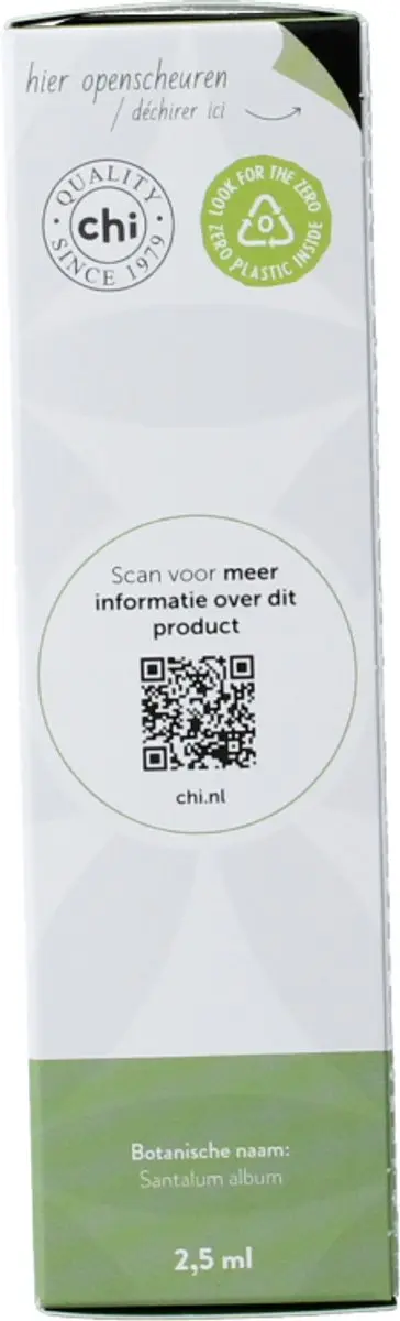 Chi Natural Life Sandelhout Etherische Olie 2.5ml - afbeelding 6 van 6